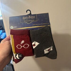 Warner Bros. Harry Potter Red and Gray Crew Socks
